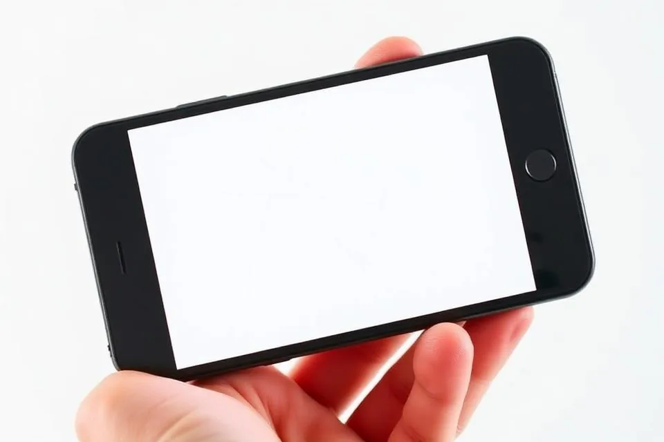 Illustrative close-up of a smartphone front display used for screen condition checks